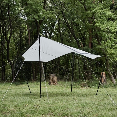 試し張りのみmuraco OCTA 4 SPARK タープ 美品 tc ムラコ 試し張りのみ