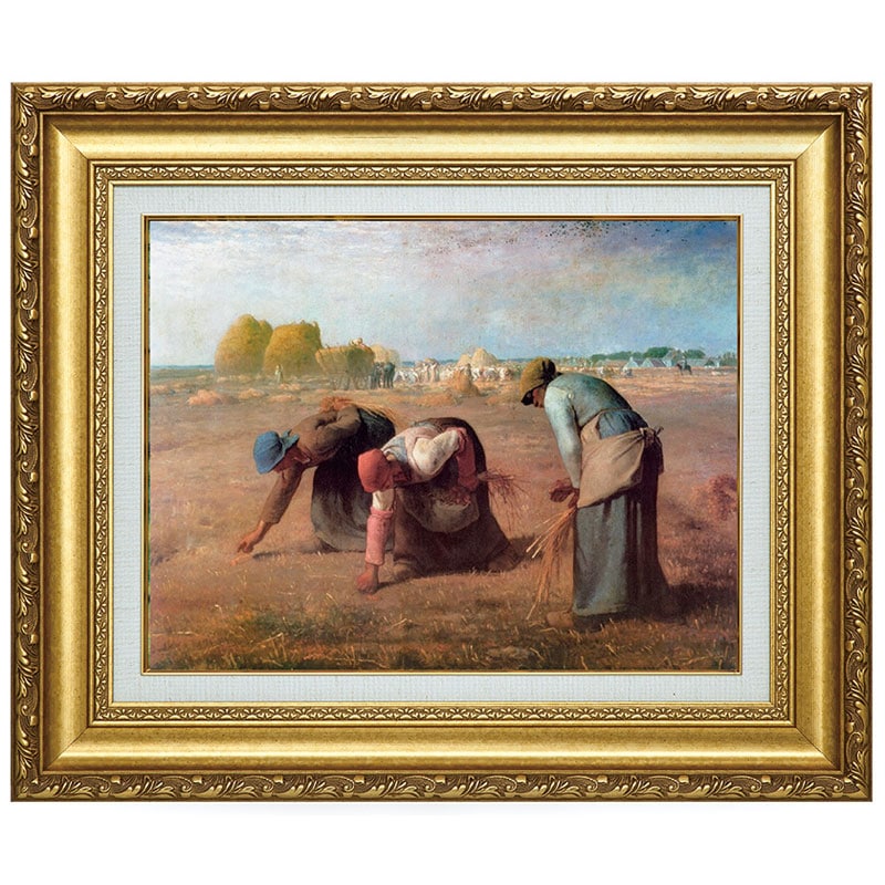 ミレー 「落穂拾い」 6号 立体複製名画 【5％ポイント還元中