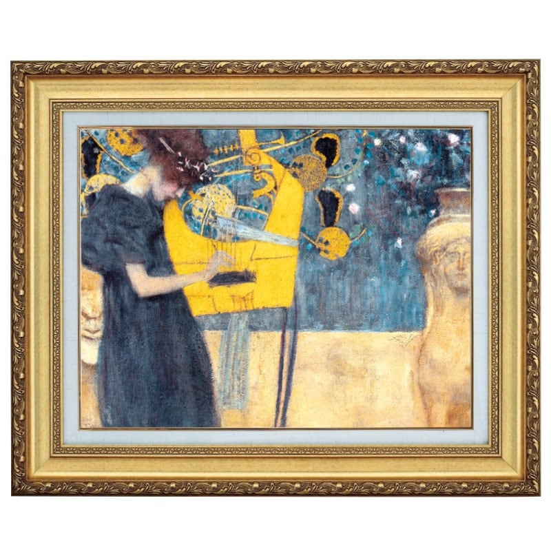 クリムト 「音楽1」 10号 立体複製名画 【5％ポイント還元中