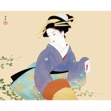 上村松園『新蛍』夏 額 : アートの友社 上村松園『新蛍』夏 額 112429