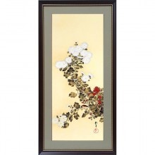 酒井抱一 「十二か月花鳥図」 五月 燕子花に鷭図 額装 : 酒井抱一 十二