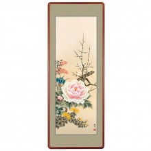 米作りの四季図 長江桂舟 掛け軸【ポイント5％還元中】 : アートの友