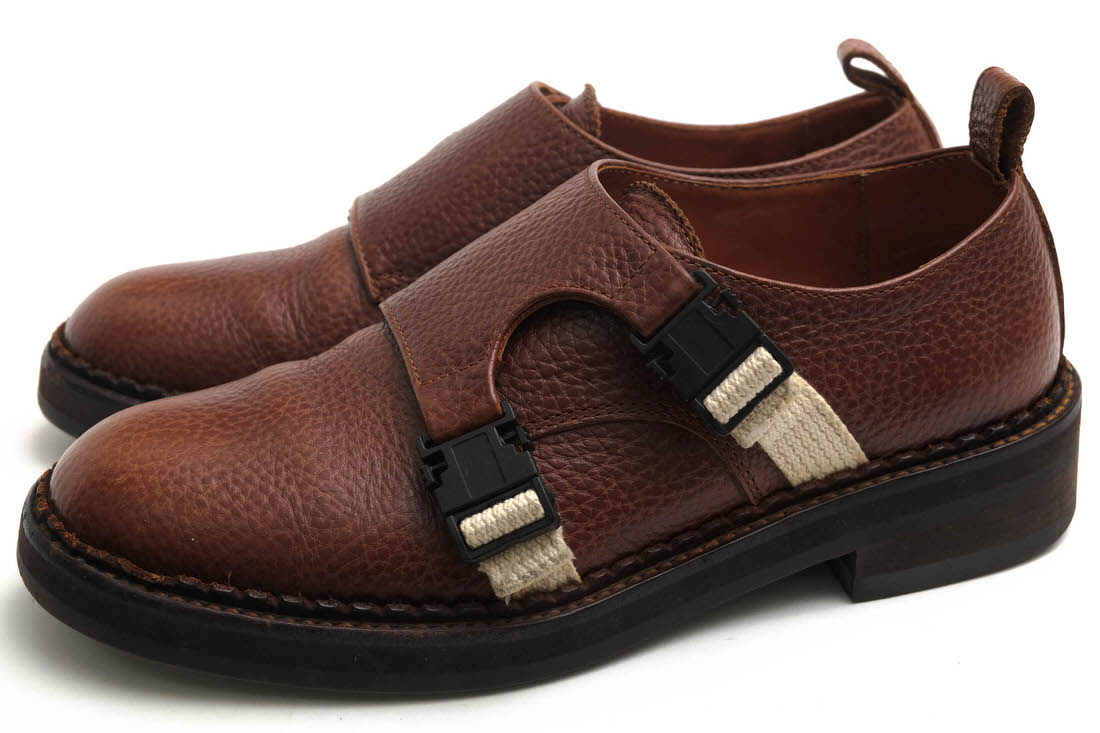 Hender Scheme NEO MONK / エンダースキーマ グレイン型押し牛革