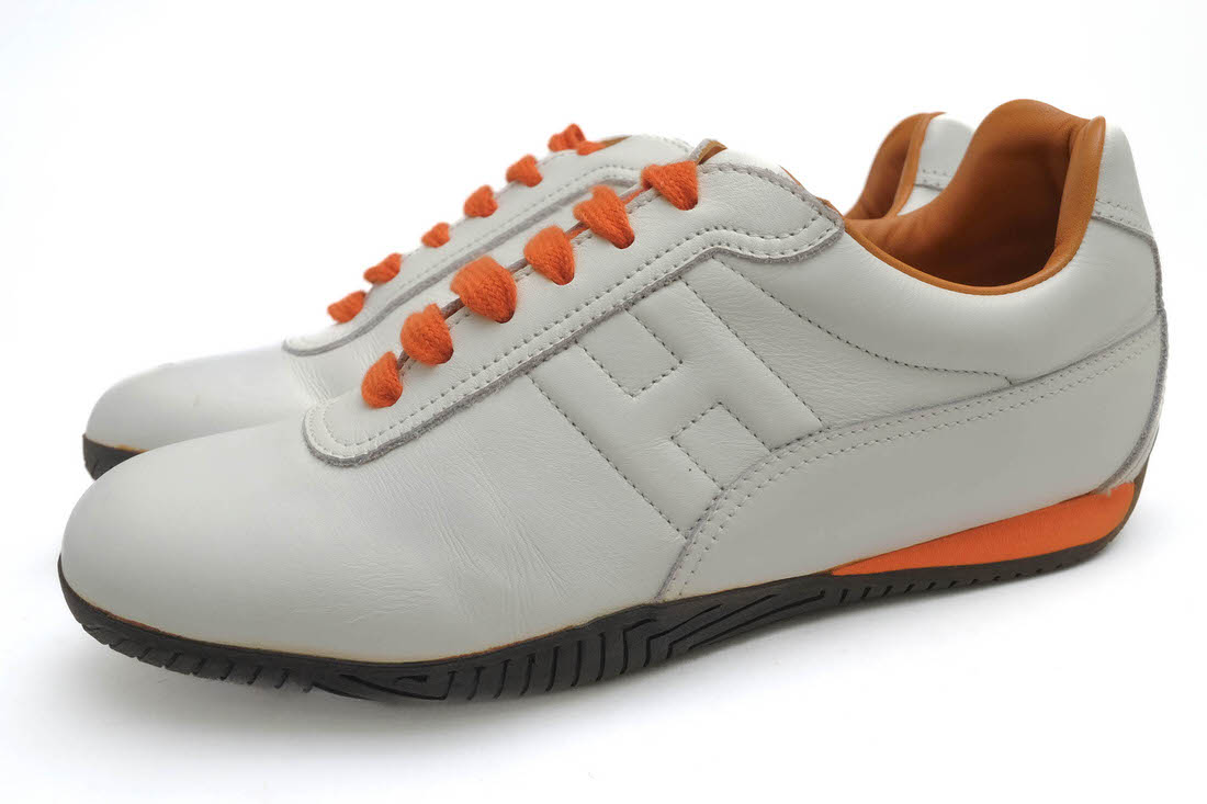 HERMES Quick クイック / エルメス Hロゴ 牛革 カーフ 定番 ホワイト