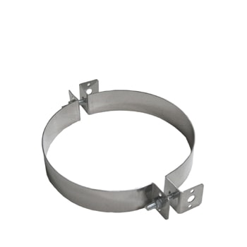 ステンレス 二つ割りサイドDX φ200mm用 | 煙突支持部材,φ200用 （二重