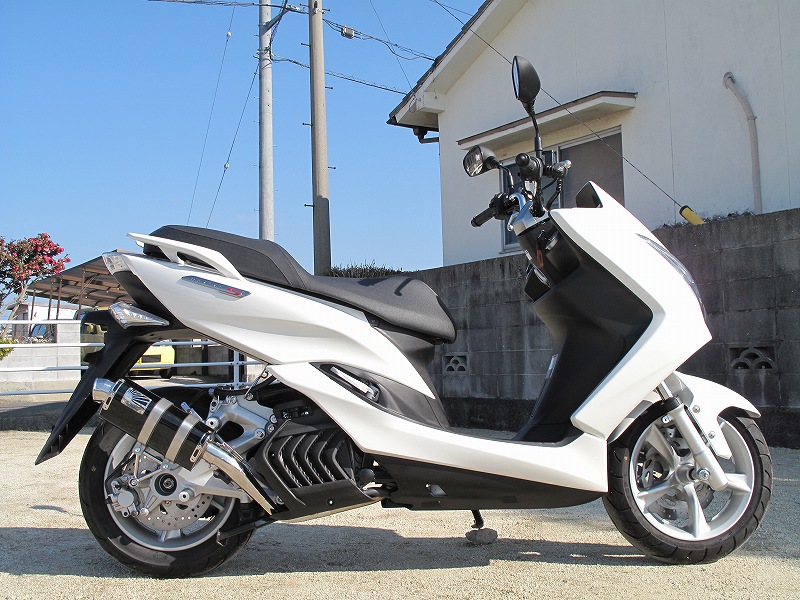 HOT LAP マジェスティーS用 TYPE666ﾏﾌﾗｰ