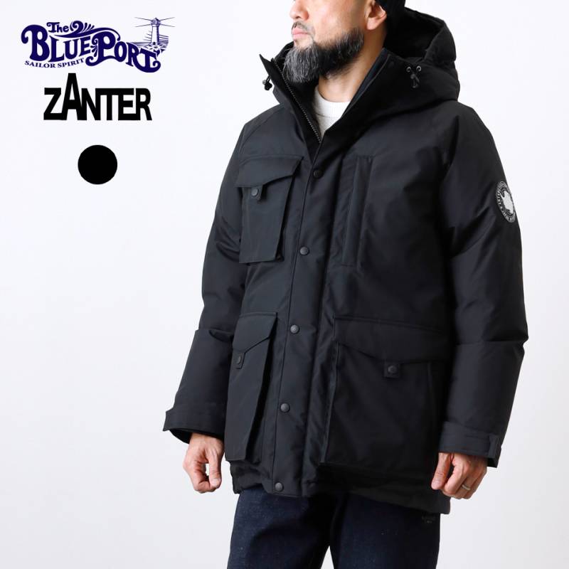 再入荷【BLUE PORT x ZANTER】EXPLORER DOWN JACKETエクスプローラー