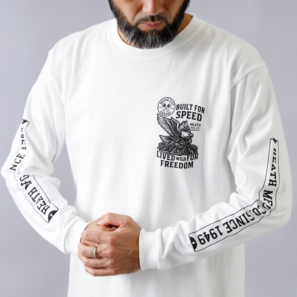 HEATH】EAGLE BIKE HEAVY WEIGHT L/S イーグルバイク ロンT｜アメカジ