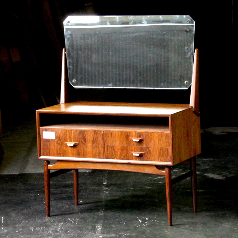 DK19-25 北欧 ミッドセンチュリー家具 ドレッサー ローズウッド材