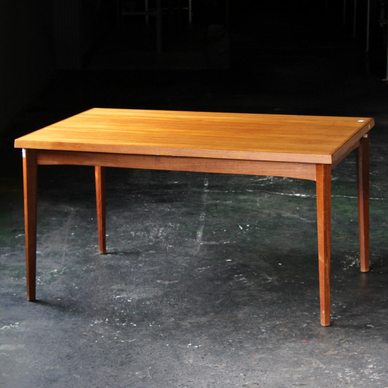 DK19-313 北欧 ミッドセンチュリー家具 ダイニングテーブル 角脚 141cm