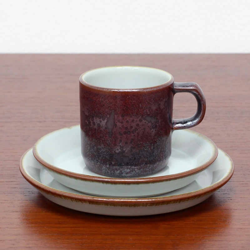 ○北欧 ヴィンテージ食器 Desiree Thule カップ＆ケーキプレート