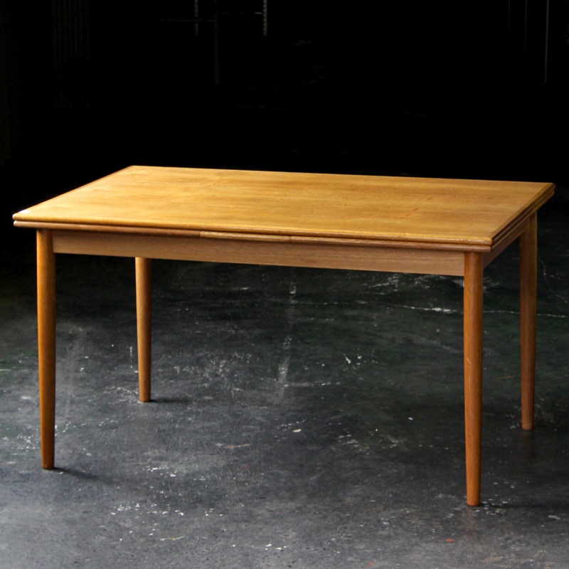 DK19-303 北欧 アンティーク家具 ダイニングテーブル エクステンション