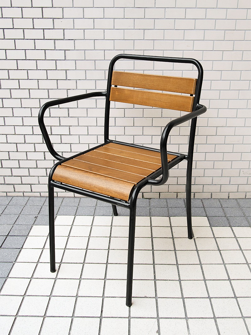 5233ARM-BK ガーデンチェア｜イデア