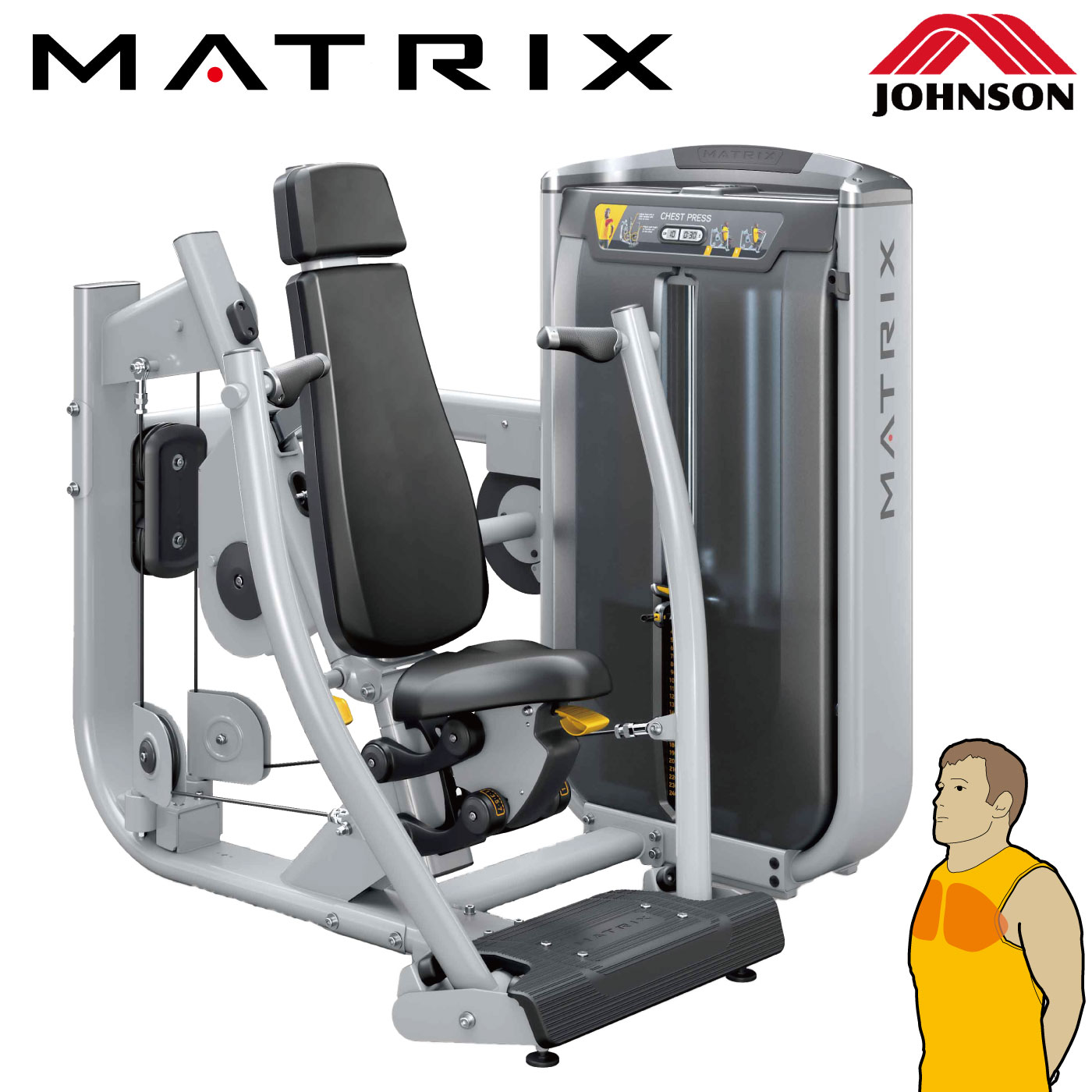 G7-S13-V2（チェストプレス）〈アルトラV2シリーズ〉｜業務用