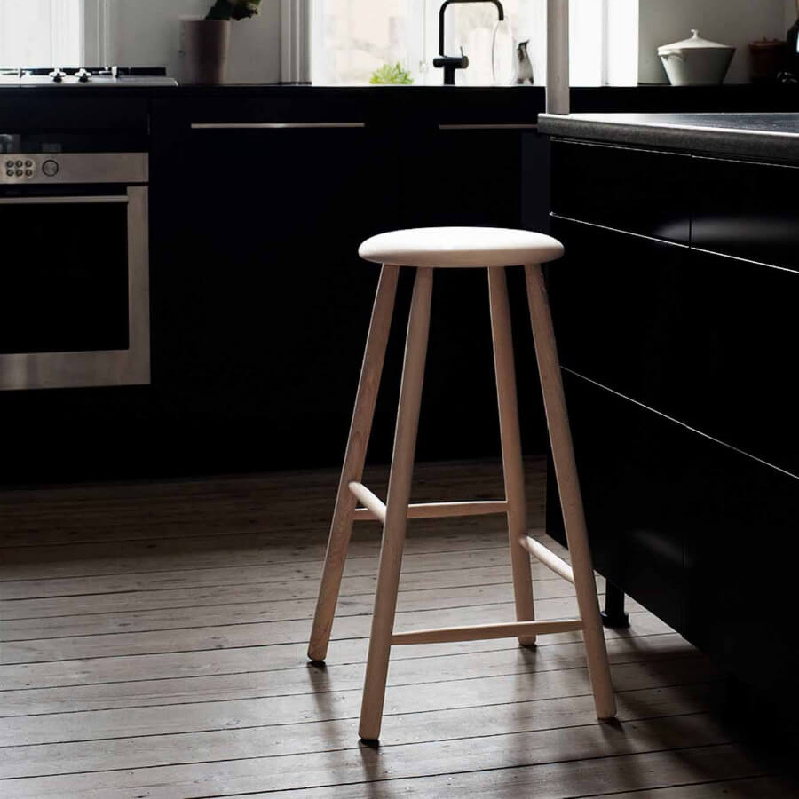 洗面台にちょうどいい】NORDIC STOOL NATURAL LARGE（ノルディック