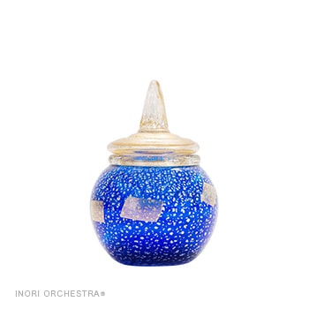 アートガラス骨壷 彩音 - SAION Sサイズ | いのりオーケストラショップ