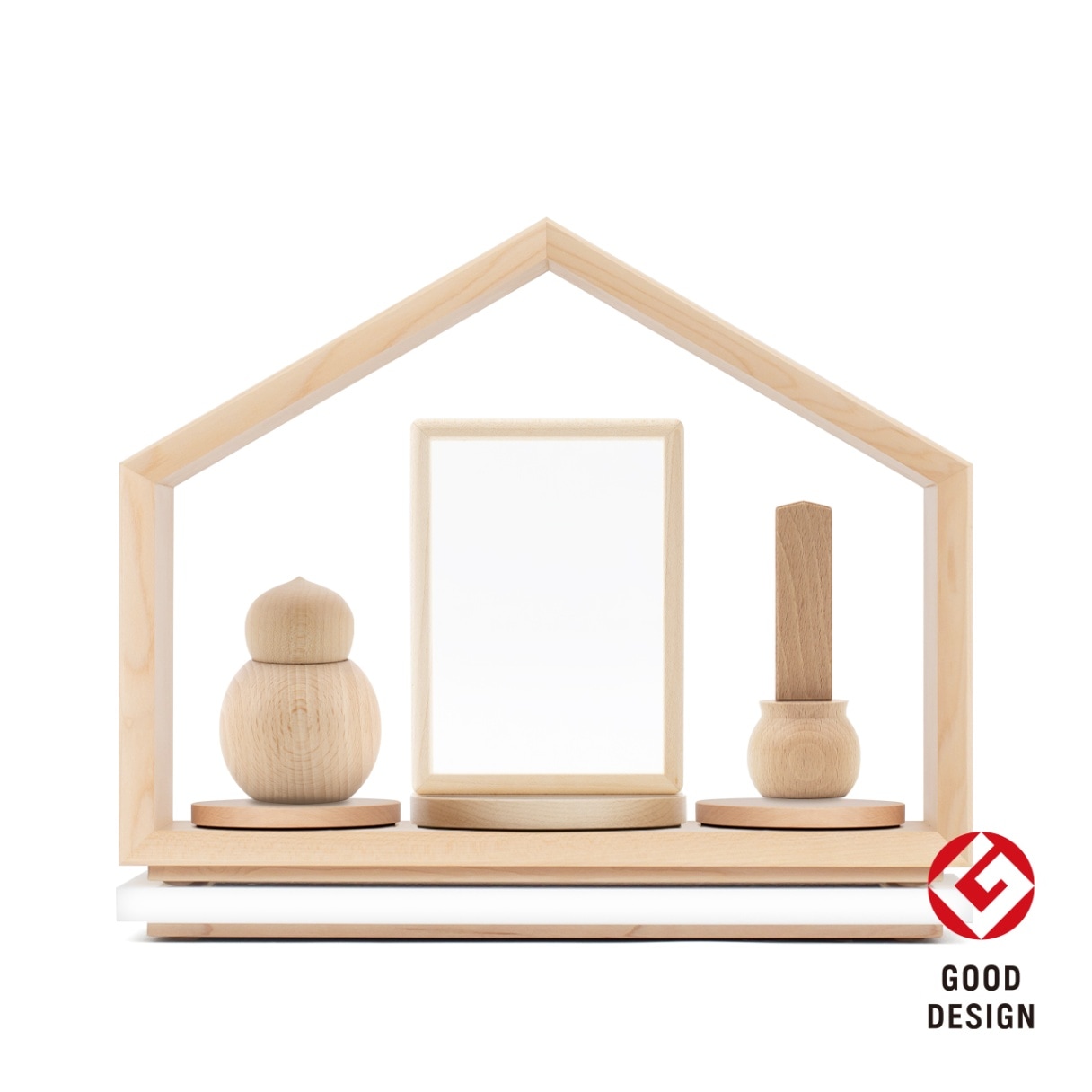 ミニ仏壇-いのりのおうちMUKU300 無垢材 メープル | いのり