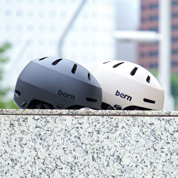BERN】MACON 2.0 カラー：matte white バーン ヘルメット HELMET