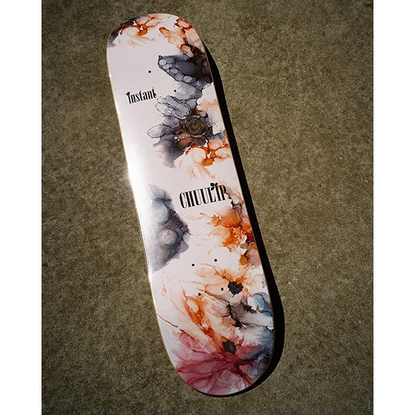 CHUULIP×instant】30TH ANNIV MARBLE #1 DECK -orange- 8.0インチ