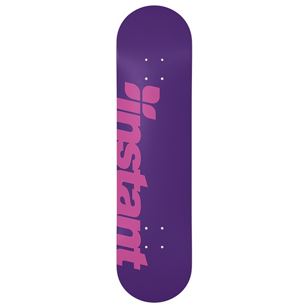 instant】25SU LOGO DECK purple/pink 7.625インチ インスタント