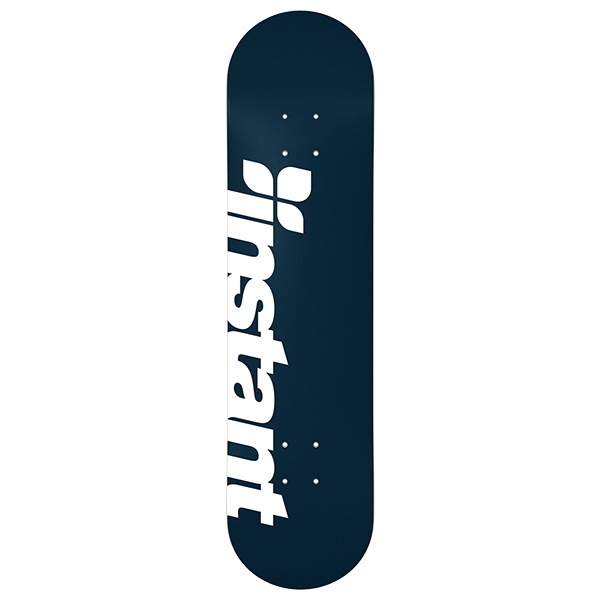 instant】25SU LOGO DECK navy/white 8.125インチ インスタント