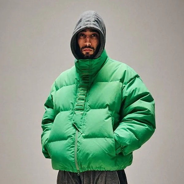 TIGHTBOOTH】PLAC DOWN JKT カラー：light green タイトブース