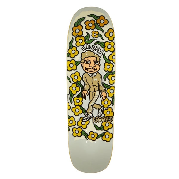 スケートボードデッキkrooked skateboards gonz