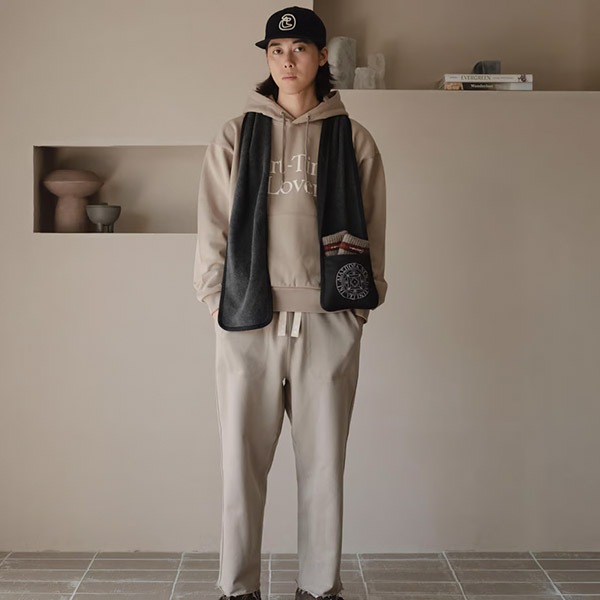 DIASPORA】POCKETABLE MAFFLER blue black ディアスポラ マフラー