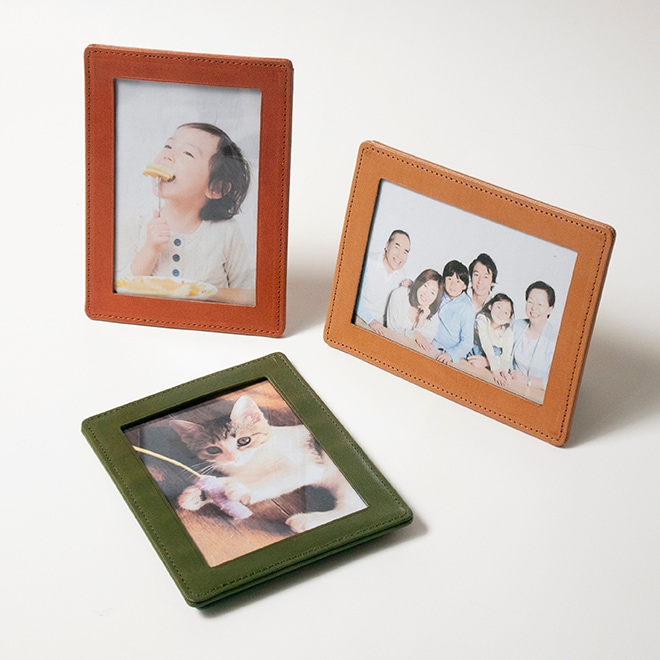 六切り和光 高級本革フォトフレーム