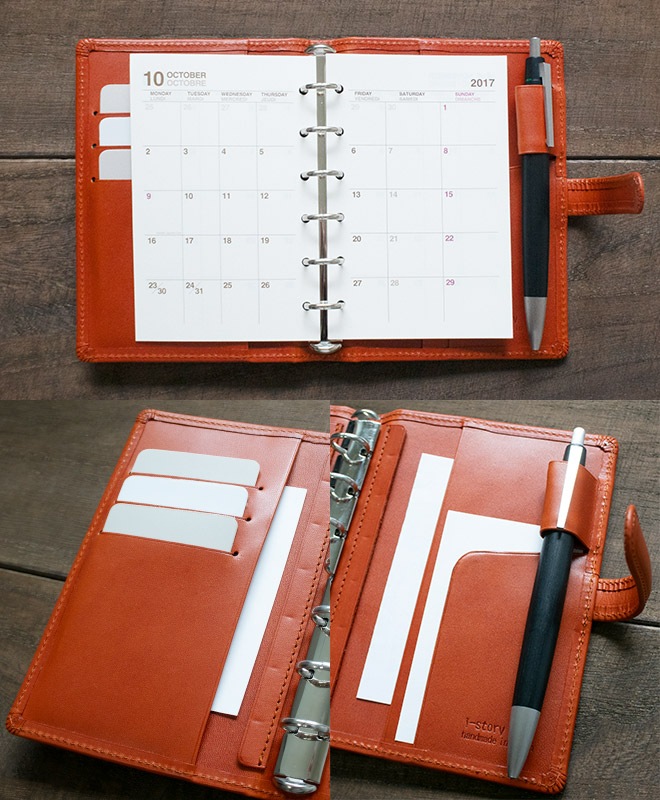 本革 バインダー式手帳 ミニ6サイズ 楽天市場】ミニ6システム手帳 ミニ