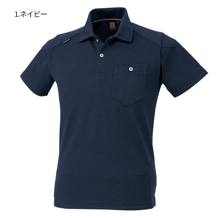 G9117 半袖 ポロシャツ グラディエーター メンズ レディース 春 夏 秋
