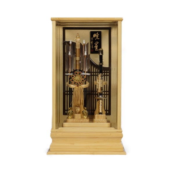 破魔弓】15号 本竹暁星〈宝童作〉[211-031] ｜雛人形・五月人形の専門