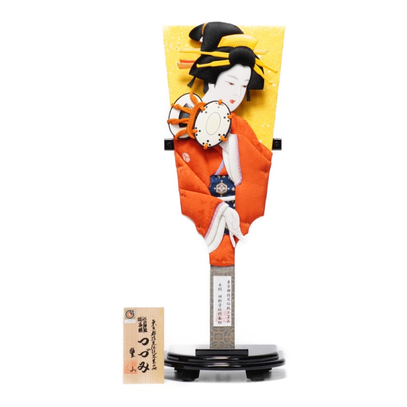 羽子板】20号 つづみ 極上本絹〈むさしや豊山作〉[232-035] ｜雛人形