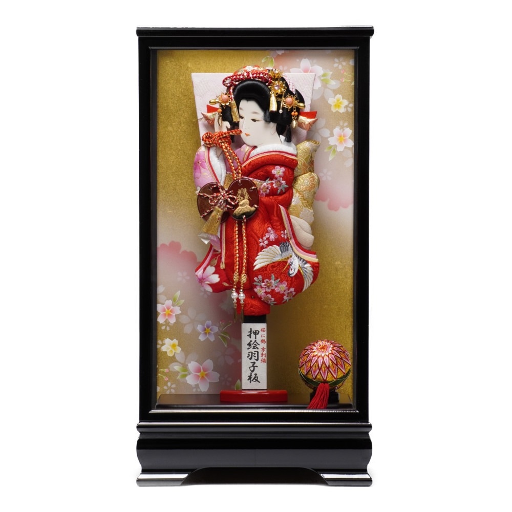 羽子板】13号 鶴刺繍〈華風作〉[232-063] ｜雛人形・五月人形の専門店