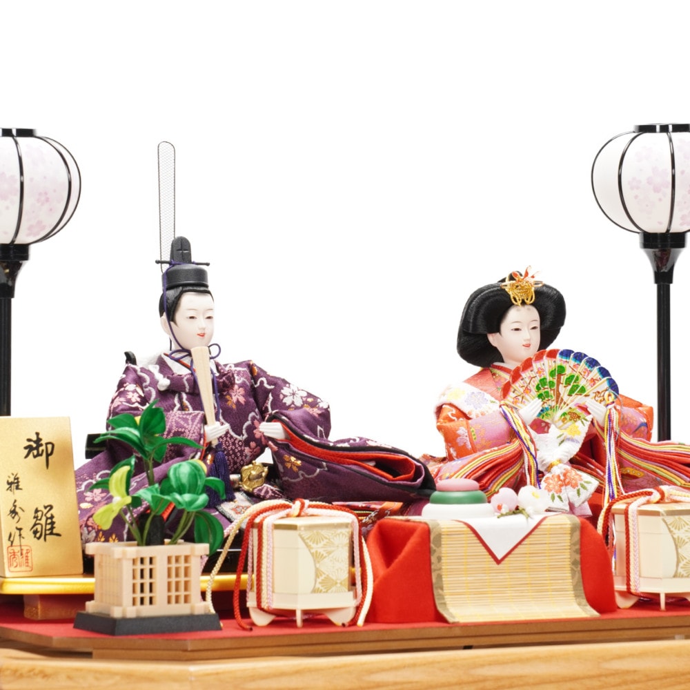雛人形】三五「京春」親王揃いアクリルケース飾り | 雅秀作 ｜雛人形