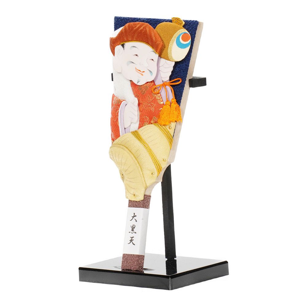羽子板】7号 豆板 七福神 大黒天〈むさしや豊山作〉[242-002] ｜雛人形