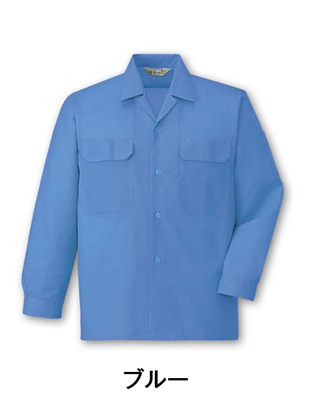 TomoeSAKURA】 2155 エコ製品制電長袖オープンシャツ [春夏]通販ページ