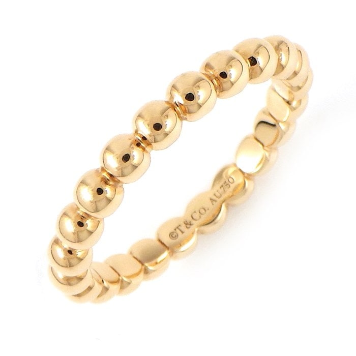 ティファニー Tiffany & Co.】リング ハードウェアボール K18PG 14号