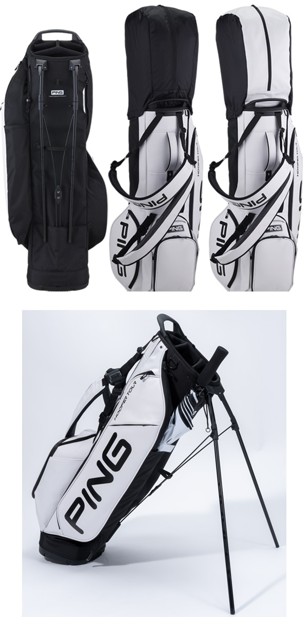 PING HOOFER TOUR ゴルフバッグ ホワイト PING Hoofer Tour Stand Bag