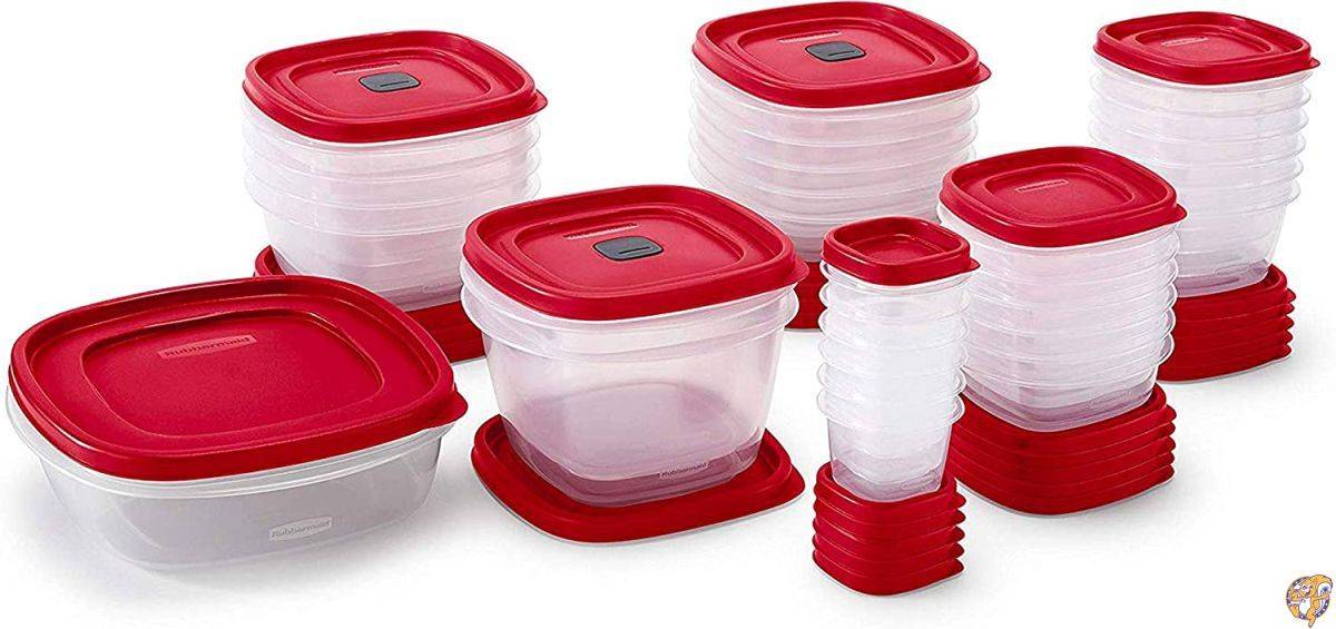 Rubbermaid(ラバーメイド) 簡単開閉の通気口付蓋 食品保存容器 30個