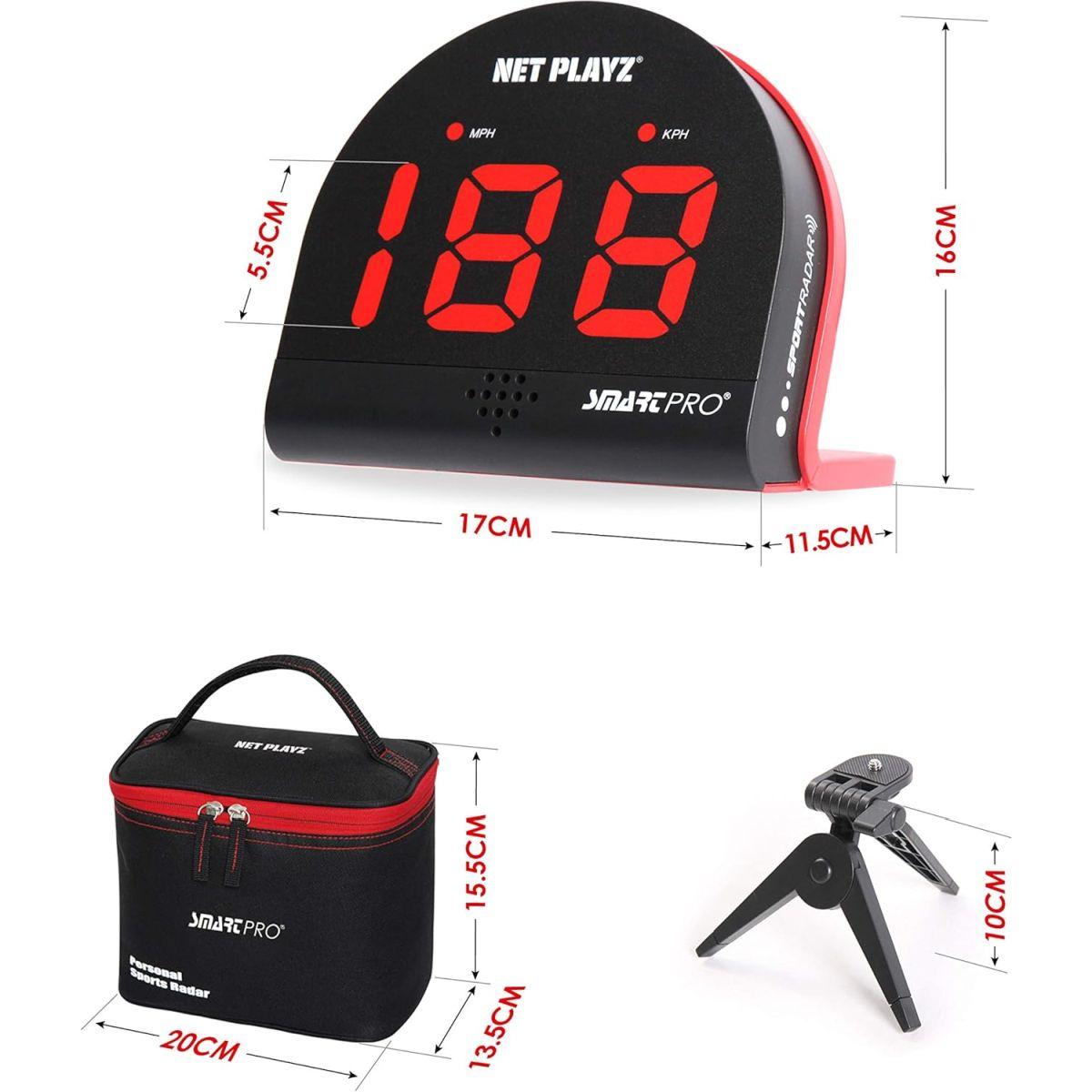 Net Playz マルチスポーツ パーソナルスピードレーダーディテクタガン