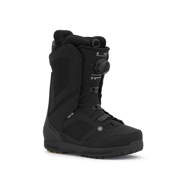RIDE Sage Black Snowboard Boots 2026 | SNOWBOARD,RIDE SNOWBOARDS