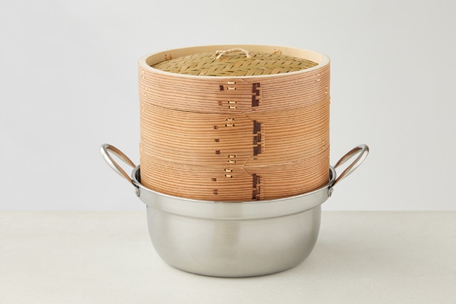 杉 中華せいろ 24cm 鍋セット[ガス・IH対応 本体2 ふた1] | せいろ,鍋