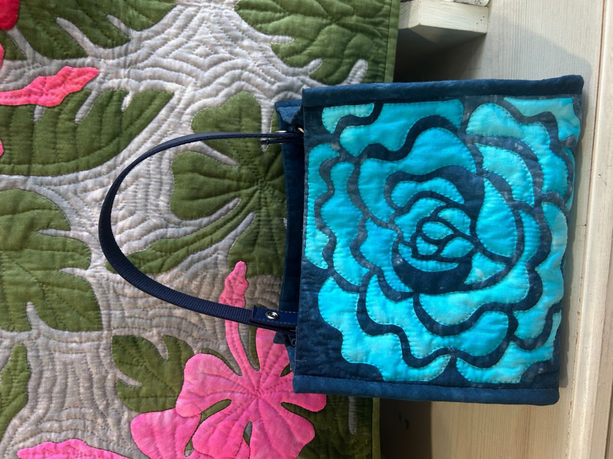 ブルーシャトーのパーティーバッグ | キルトキット・バッグ,ステンド