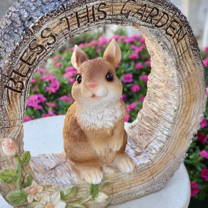 ナタリーレテガラス プレートDうさぎウサギラビット熊くまクマ