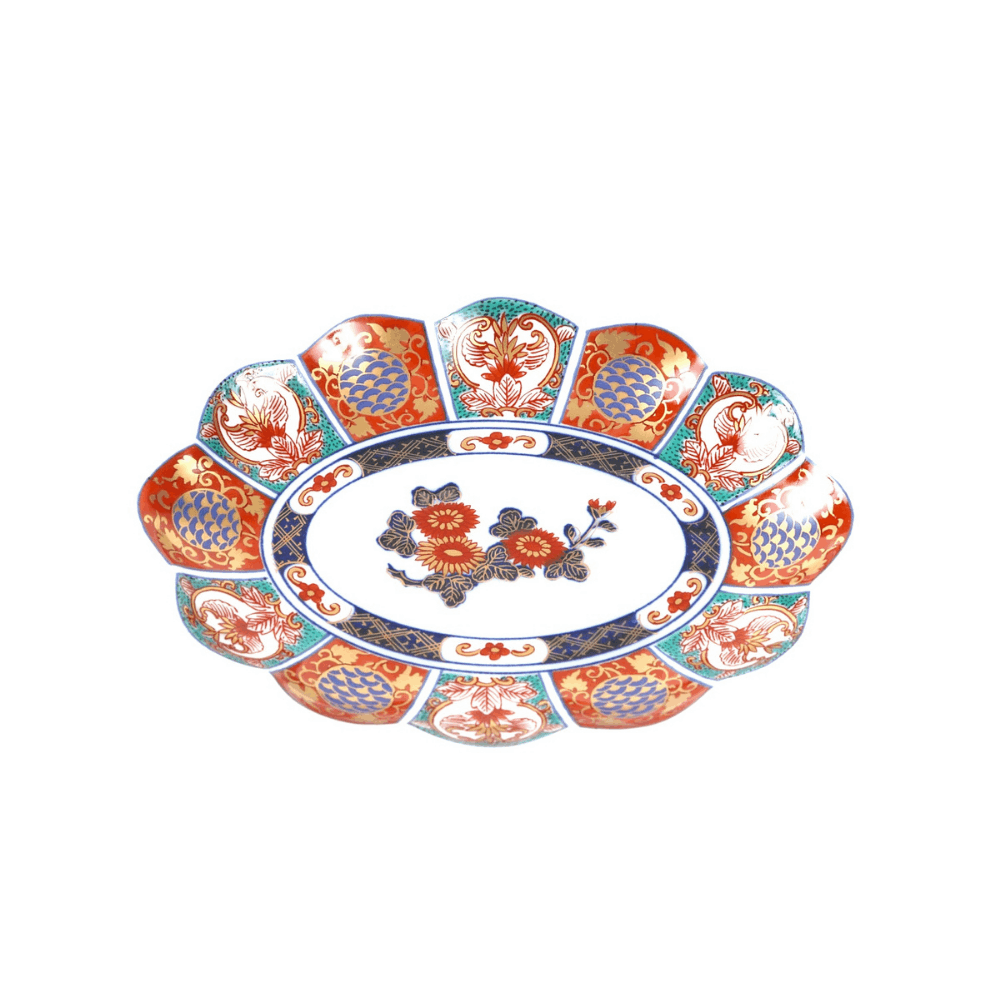 林九郎窯】赤濃木甲山水和皿【波佐見焼】｜創亭やぶきたオンライン