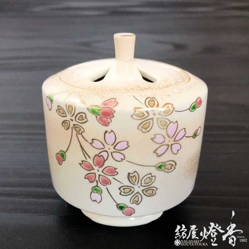 香器『香炉【薫風(くんぷう)】[京焼・清水焼/安恒]空焚用』龍心堂