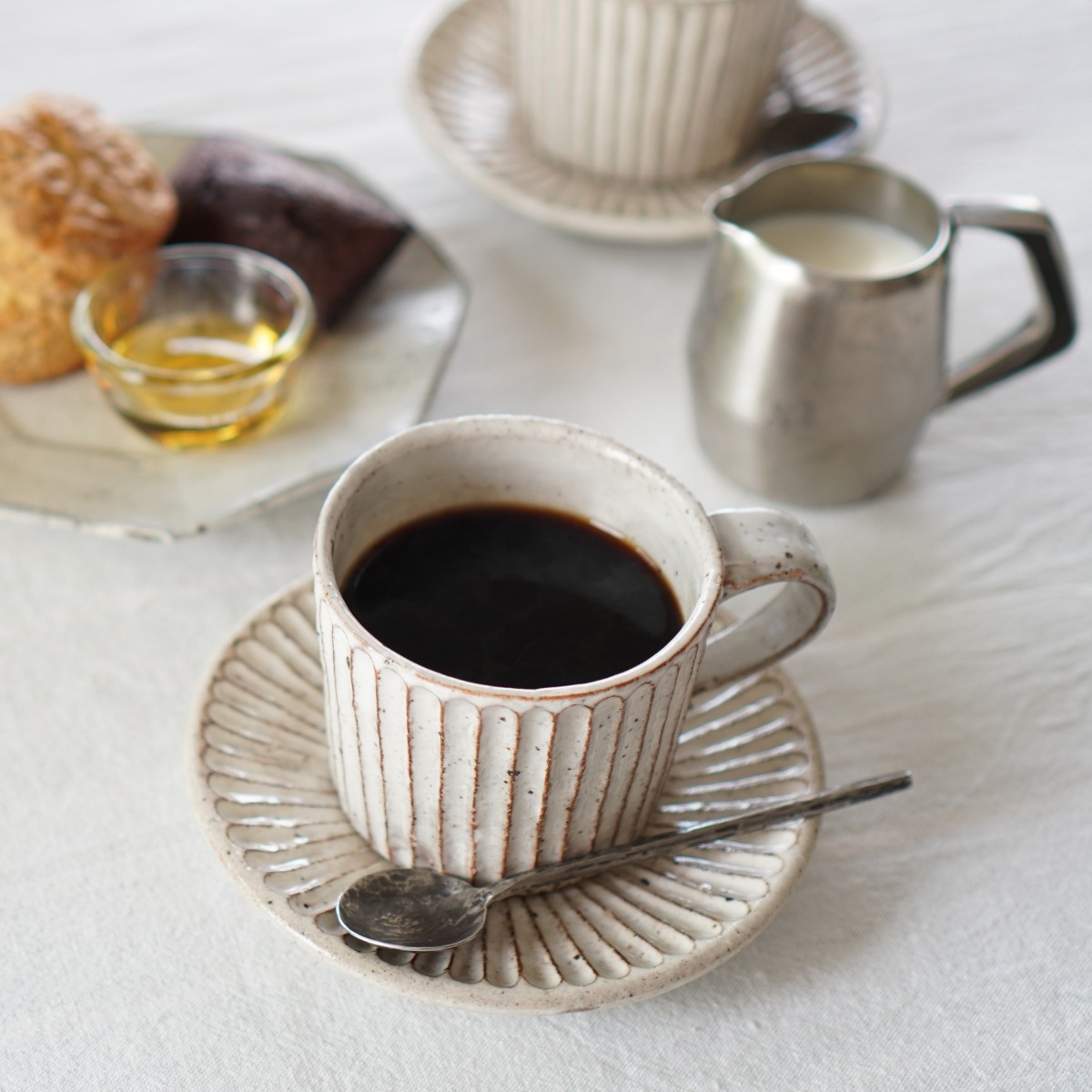 予約商品】山田雅子 鎬 しのぎ コーヒーカップ 器 ／2025年1月末発送