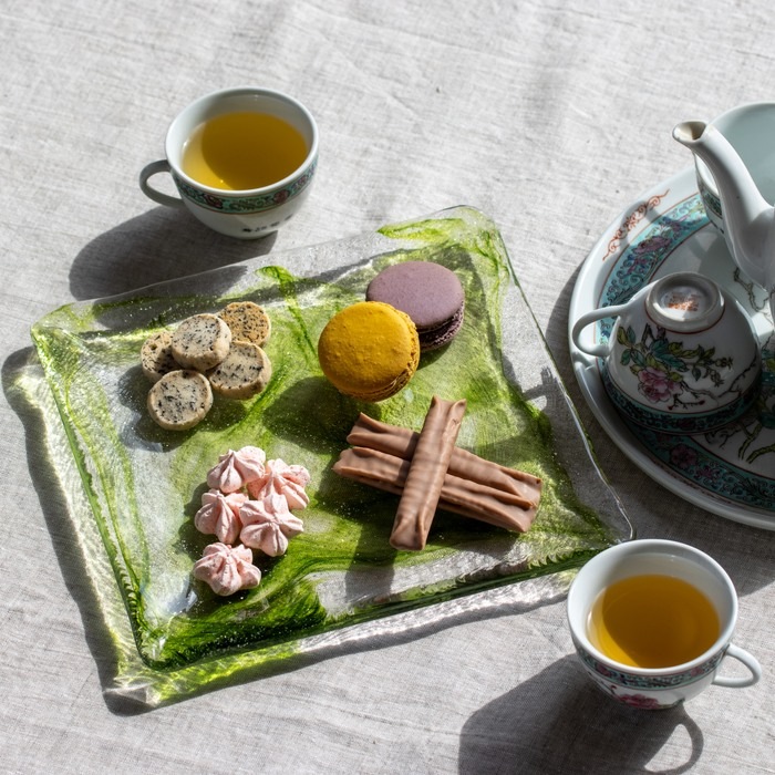 綺羅 八寸皿 | 北一硝子 まごころお届け便