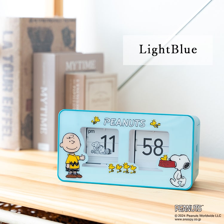 d*4様 希少☆TWEMCO × PEANUTS スヌーピー パタパタ時計 BQ d*4様 希少